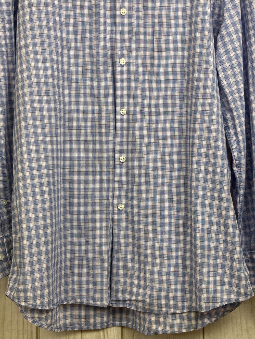 Tattersall London Mens Dress Shirt Preppy Professional Office Wear Gingham 17 - Picture 3 of 15
